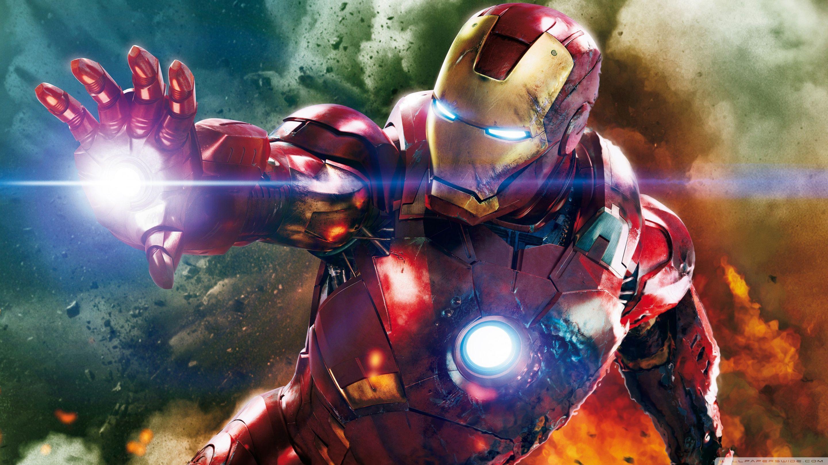The Avengers Iron Man ❤ 4K HD Desktop Wallpaper for 4K Ultra HD TV. Iron man HD wallpaper, Iron man photo, Iron man