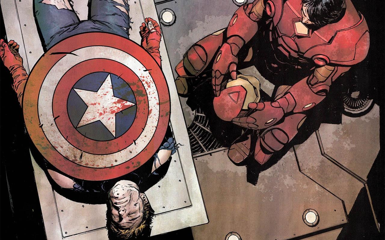 Captain America, Iron Man, Marvel Comics Wallpaper HD / Desktop and Mobile Background