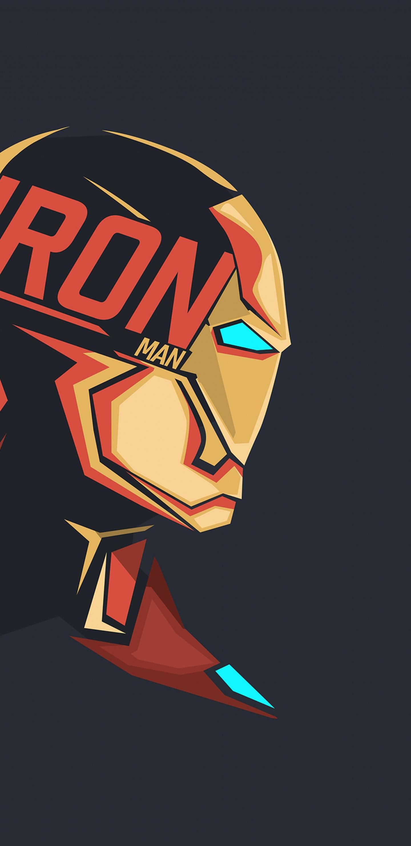 Headshot, Superhero, Marvel, Iron Man, Art, Wallpaper Man
