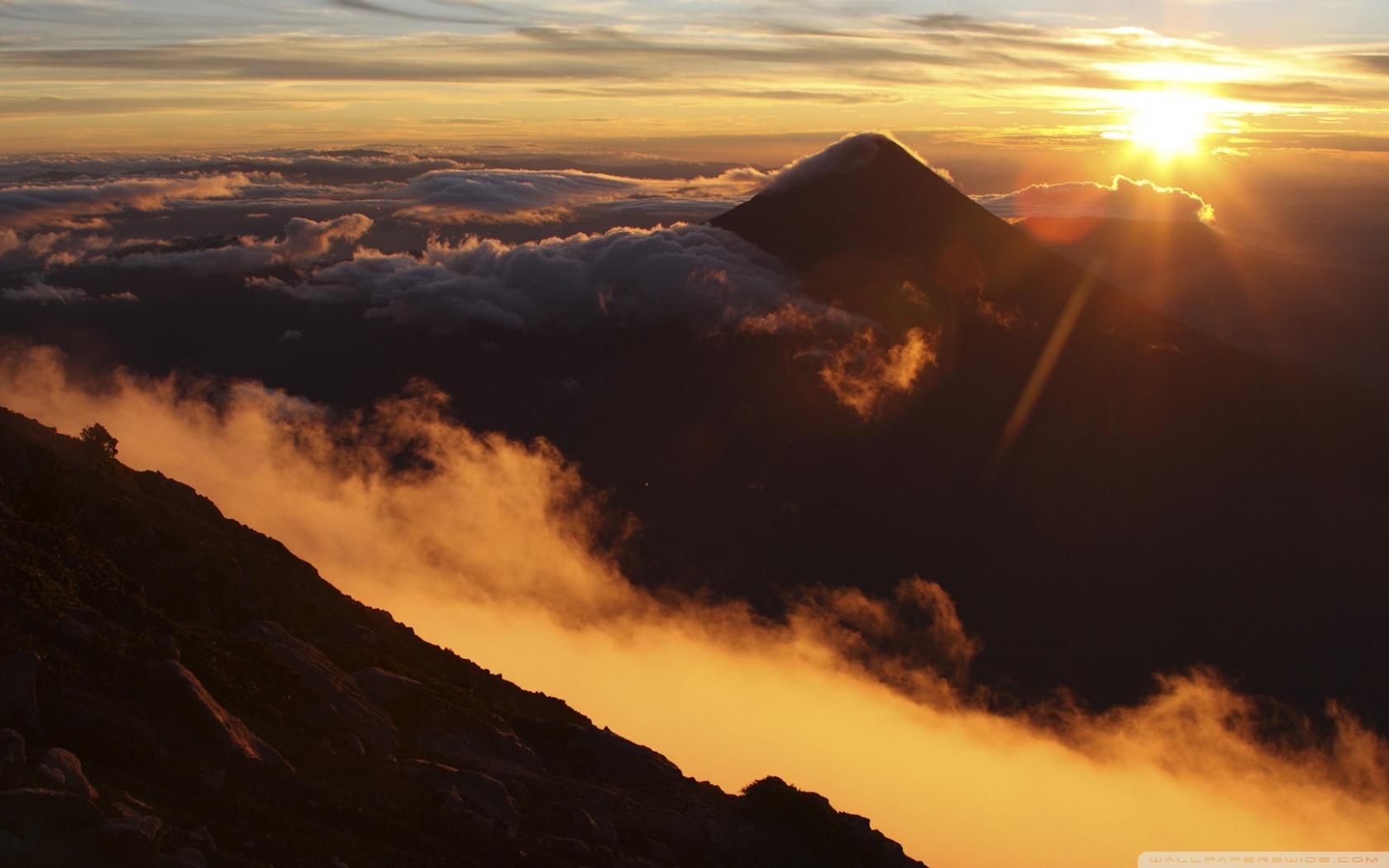 Mountain sunrise, morning, sunrise, mist, exotic, dawn, Thailand, view,  bonito, HD wallpaper | Peakpx