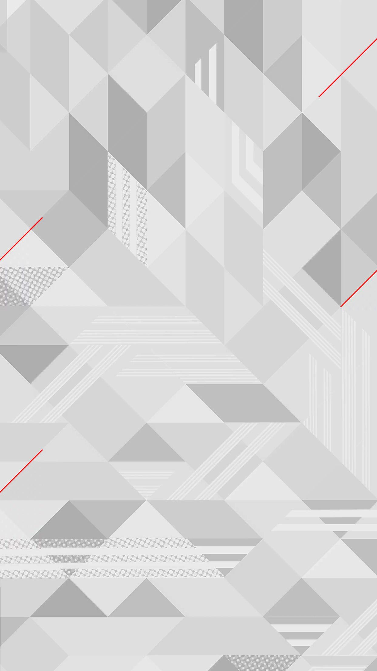 White Abstract Triangle Pattern Bw Android wallpaper
