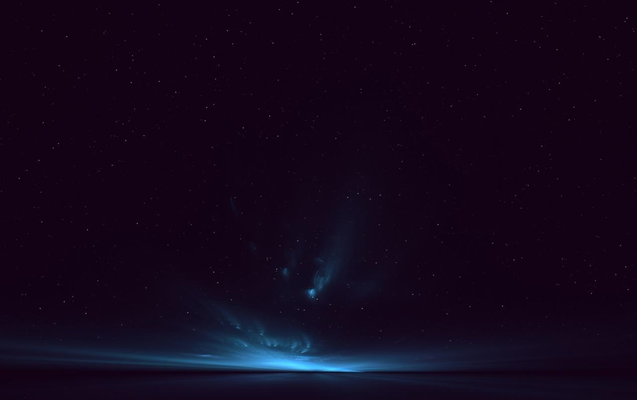 Deep Blue Night Stars Horizon wallpaper. Deep Blue Night