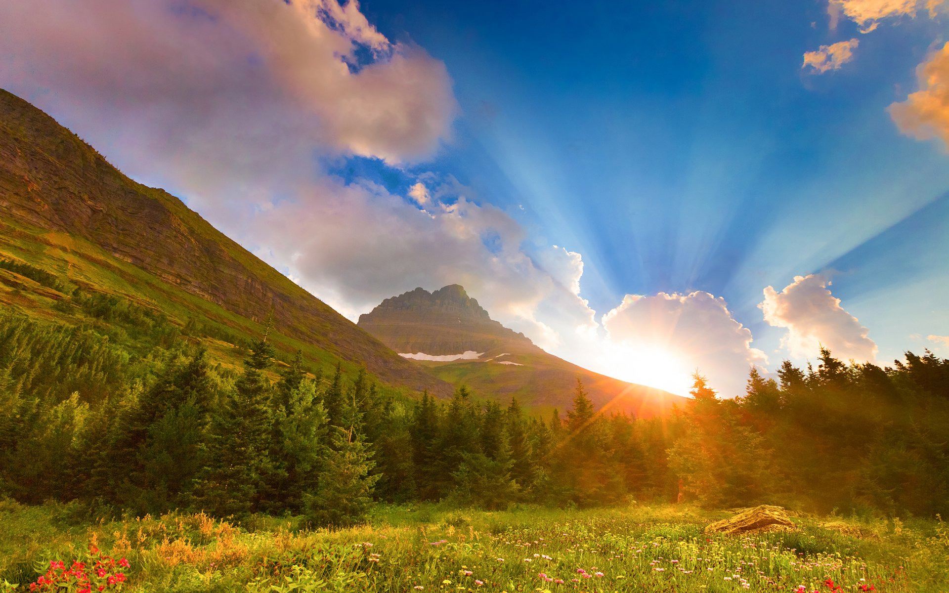 Beautiful mountain sunrise clipart 20 free Clipart