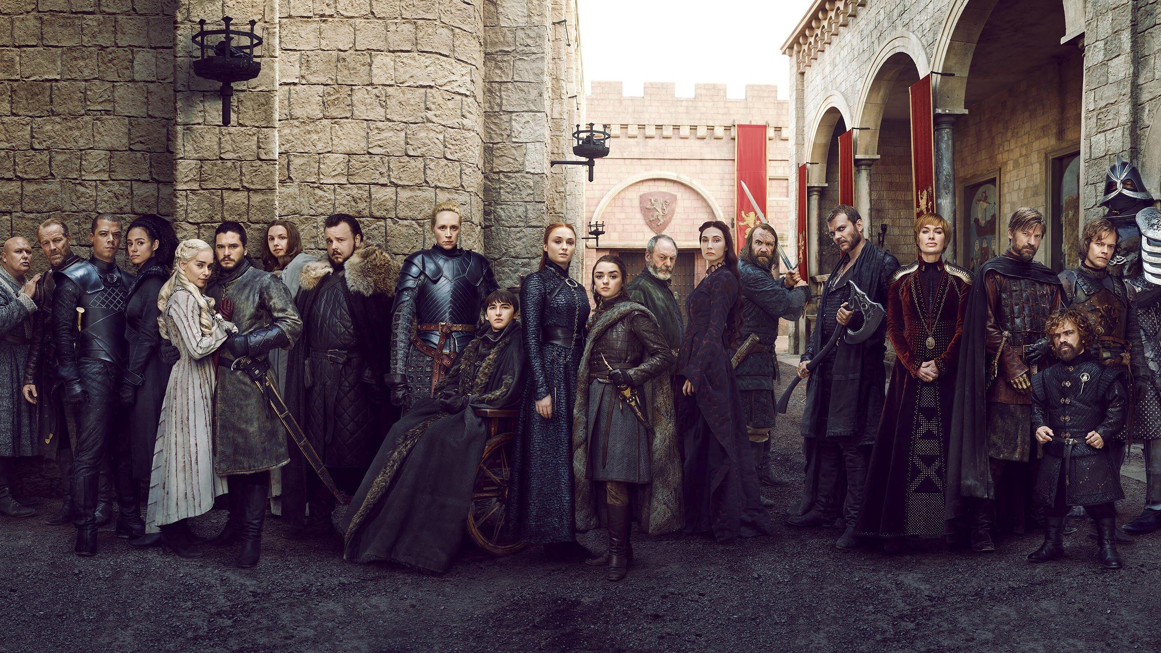 SPOILERS 4K Wallpaper: Cast of Game of Thrones: gameofthrones