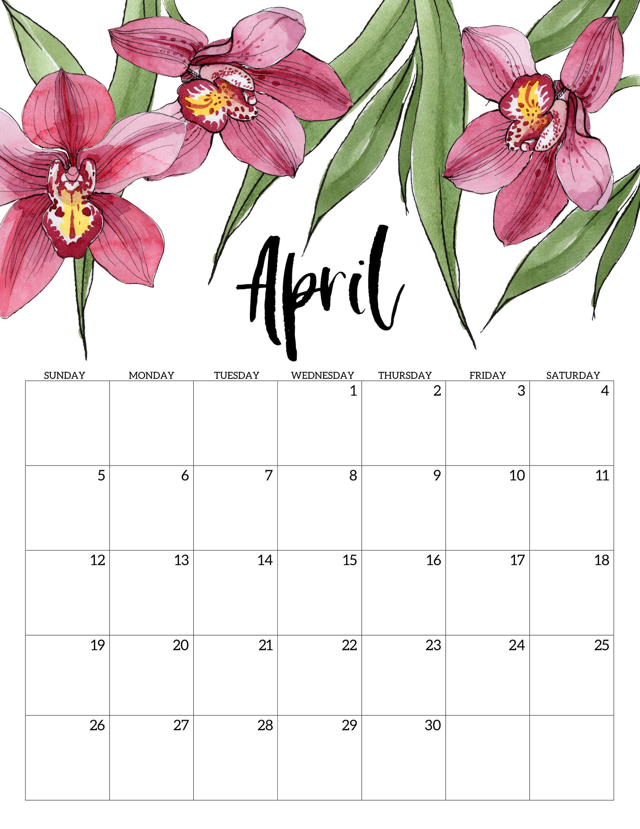 April 2020 Calendar Wallpapers Wallpaper Cave