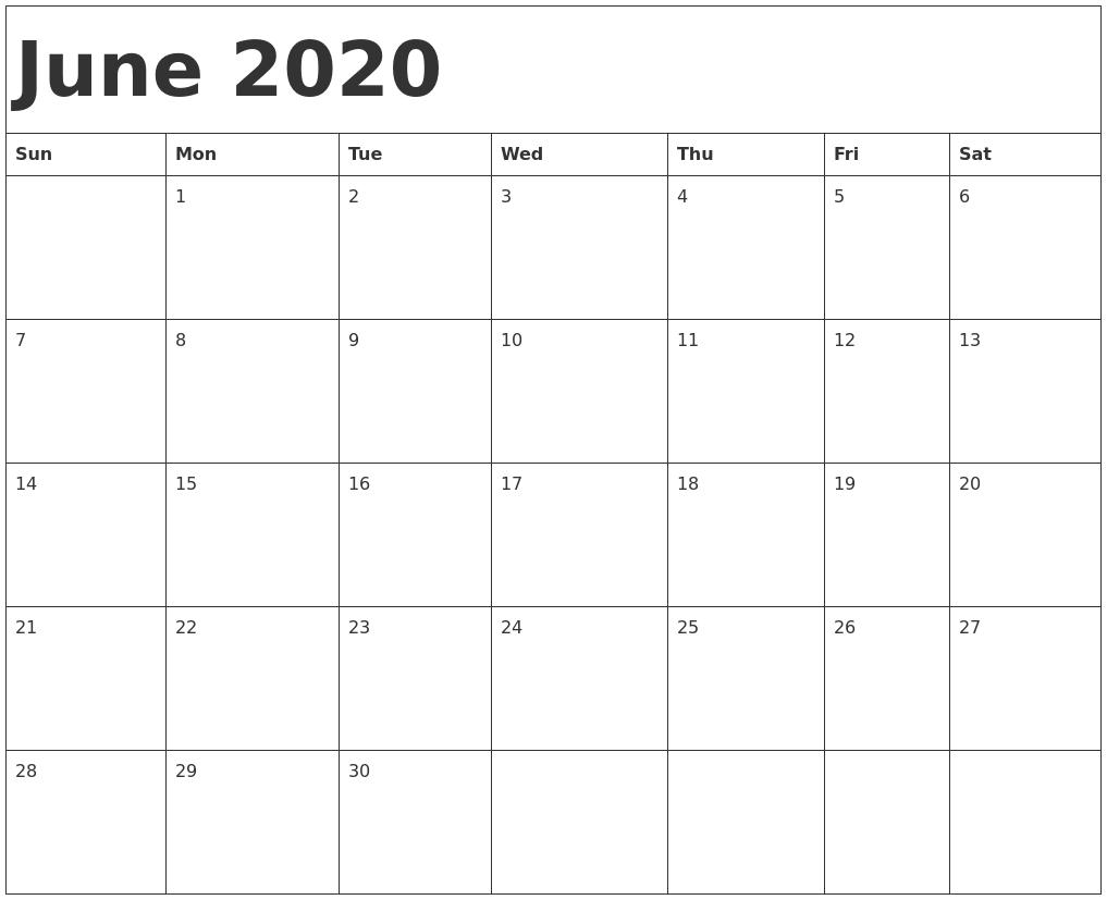 Calendar Photo May And June 2020. Gallery of Calendar