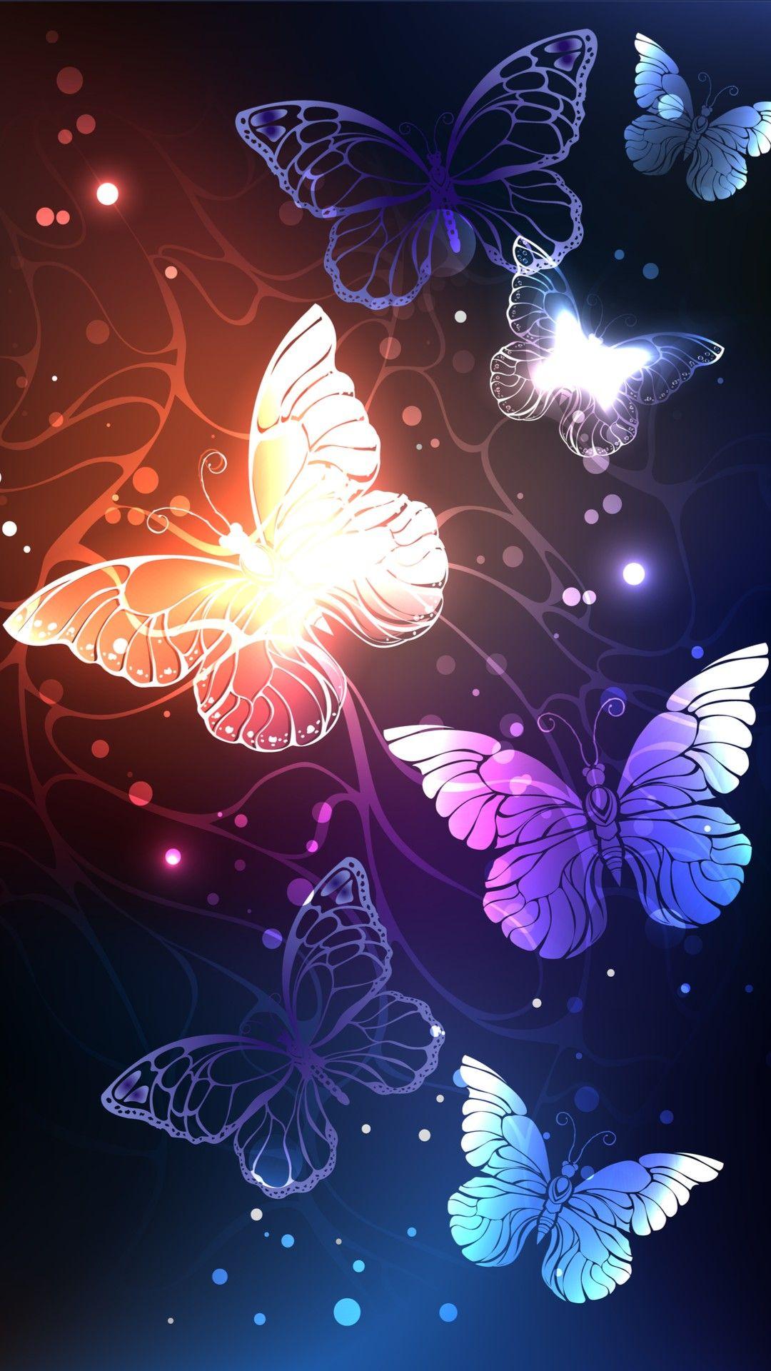 Butterflies Wallpaper.By Artist Unknown. Butterfly