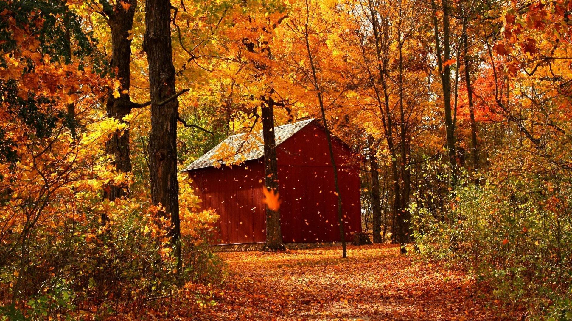 Fall Farm Desktop Wallpaper