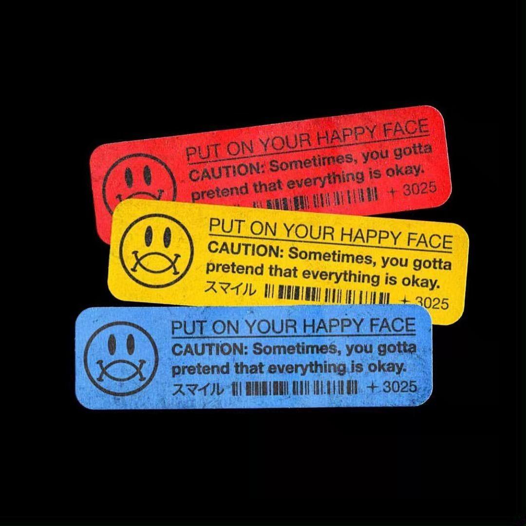 Put On Your Happy Face Art Club. Graphic design
