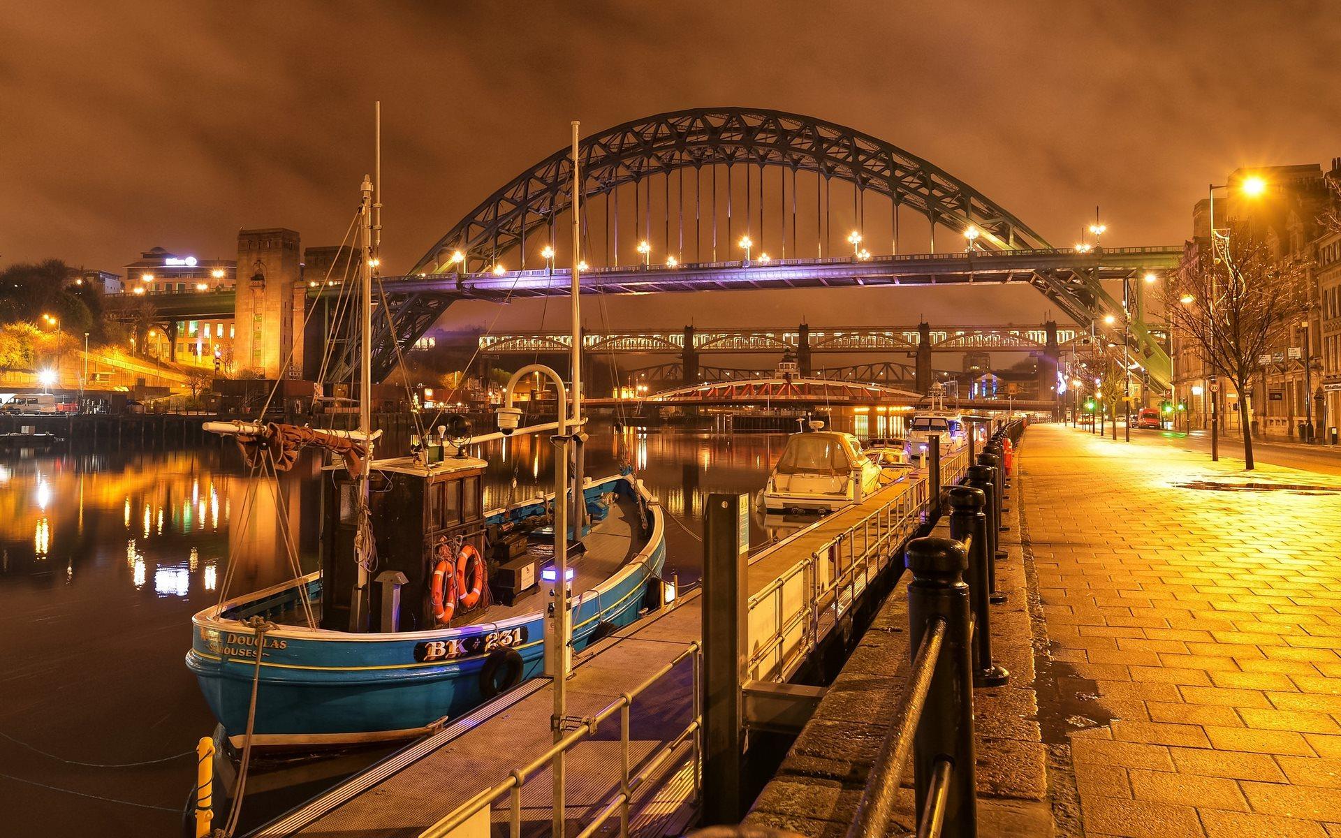 Download wallpaper Tyne Bridge, Newcastle upon Tyne
