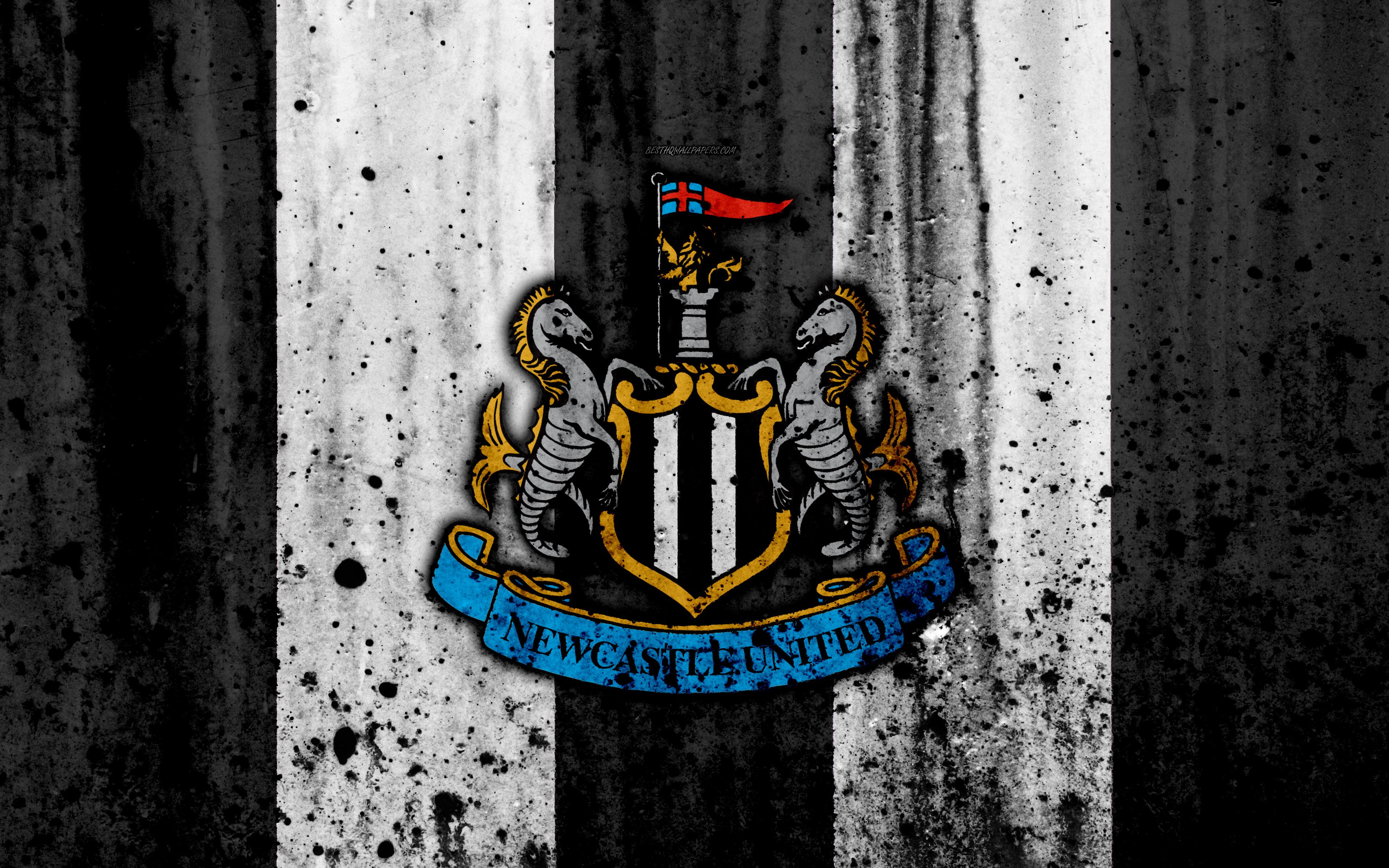 Download wallpaper FC Newcastle United, 4k, Premier League