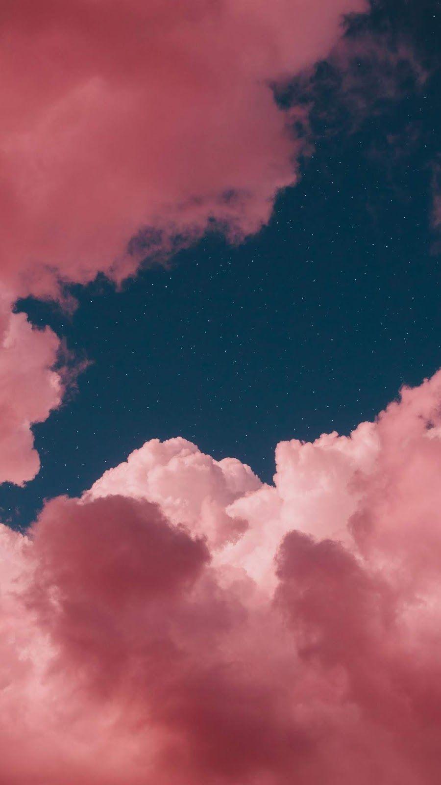 Pink Background Clouds gambar ke 19