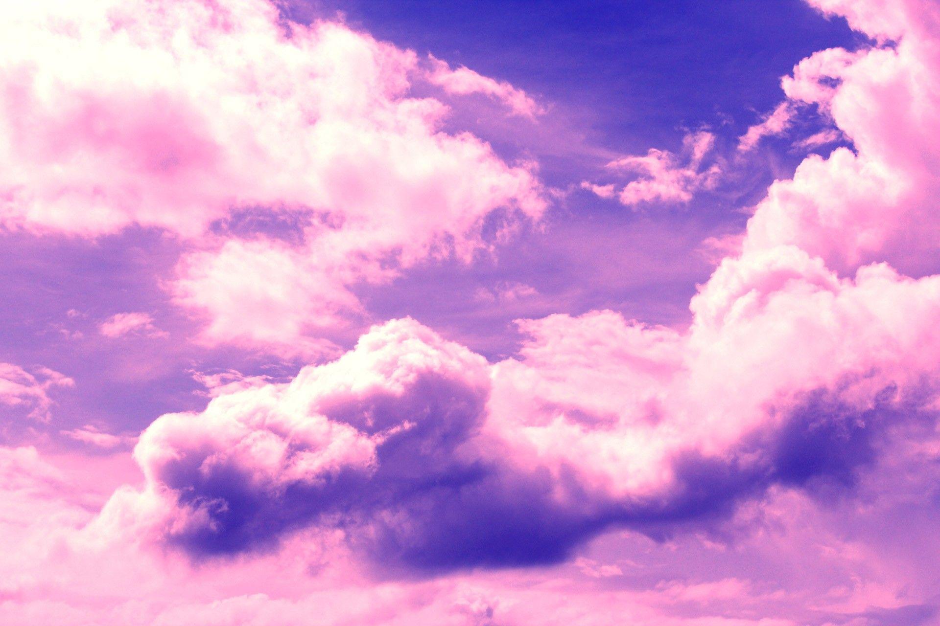 Pink Clouds Wallpaper