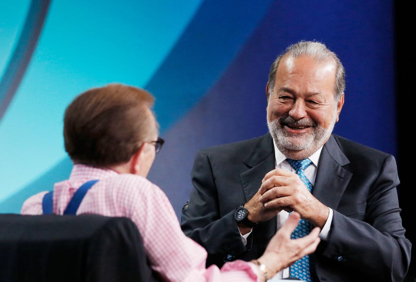 Billionaire Carlos Slim attributes his success at a young