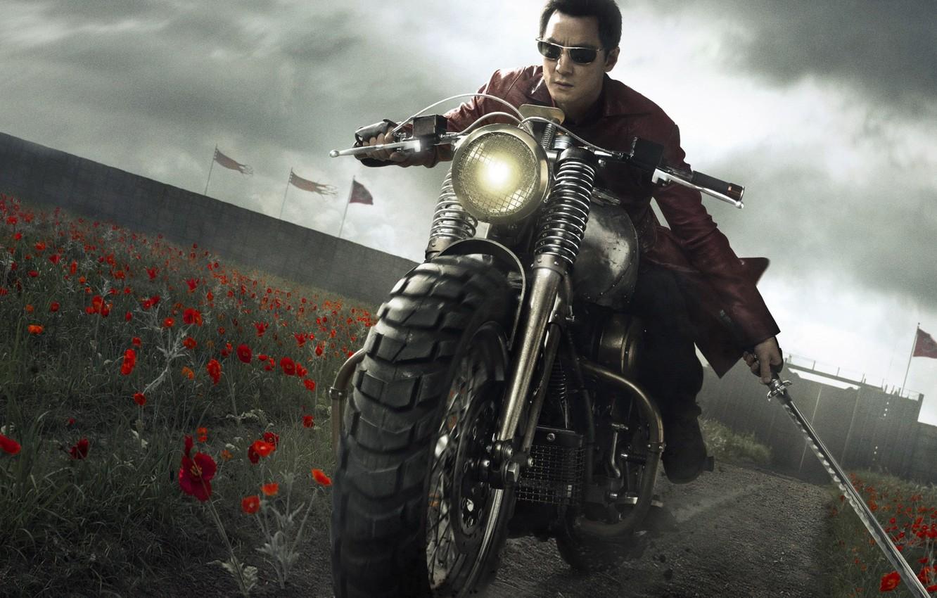 Wallpaper sword, flower, katana, man, ken, blade, assassin