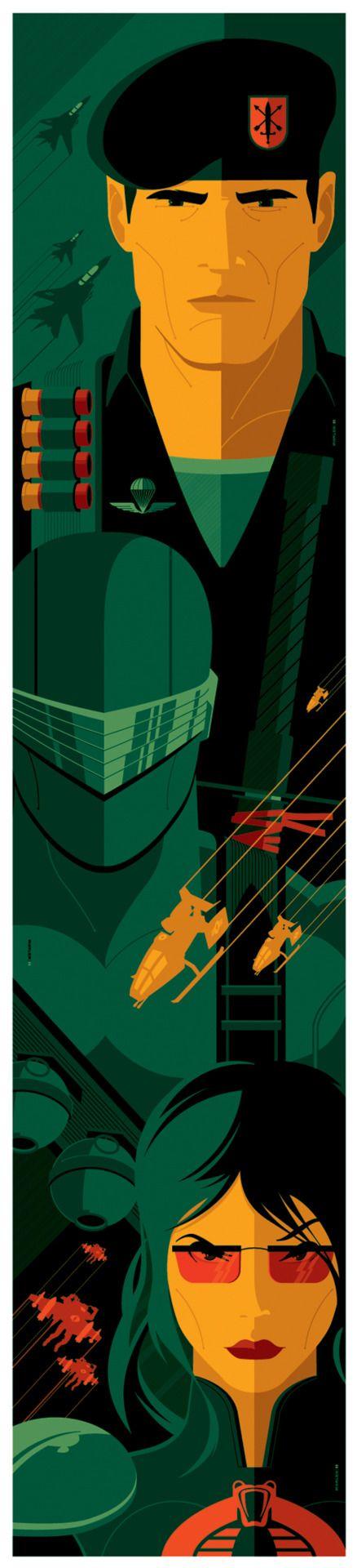 Flint, Snake Eyes, & Baroness of G.I. Joe favorite