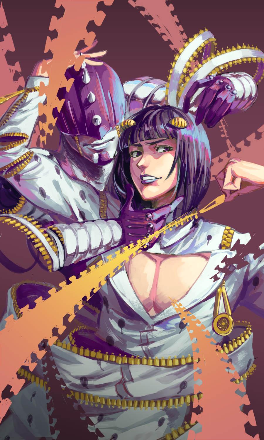 Bruno the Zipperman. JoJo's Bizarre Adventure