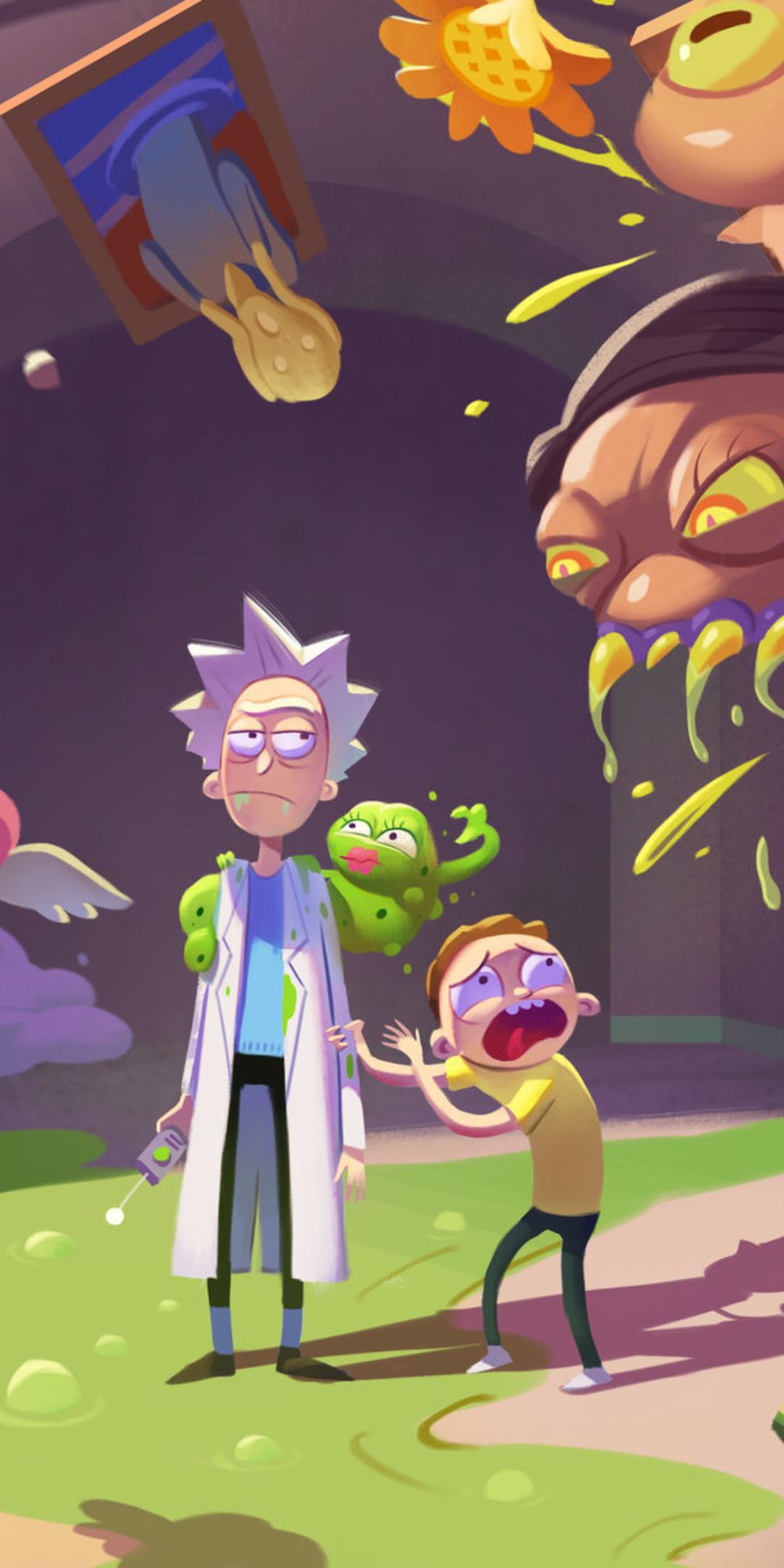 Rick And Morty HD Art One Plus 5T, Honor 7x, Honor