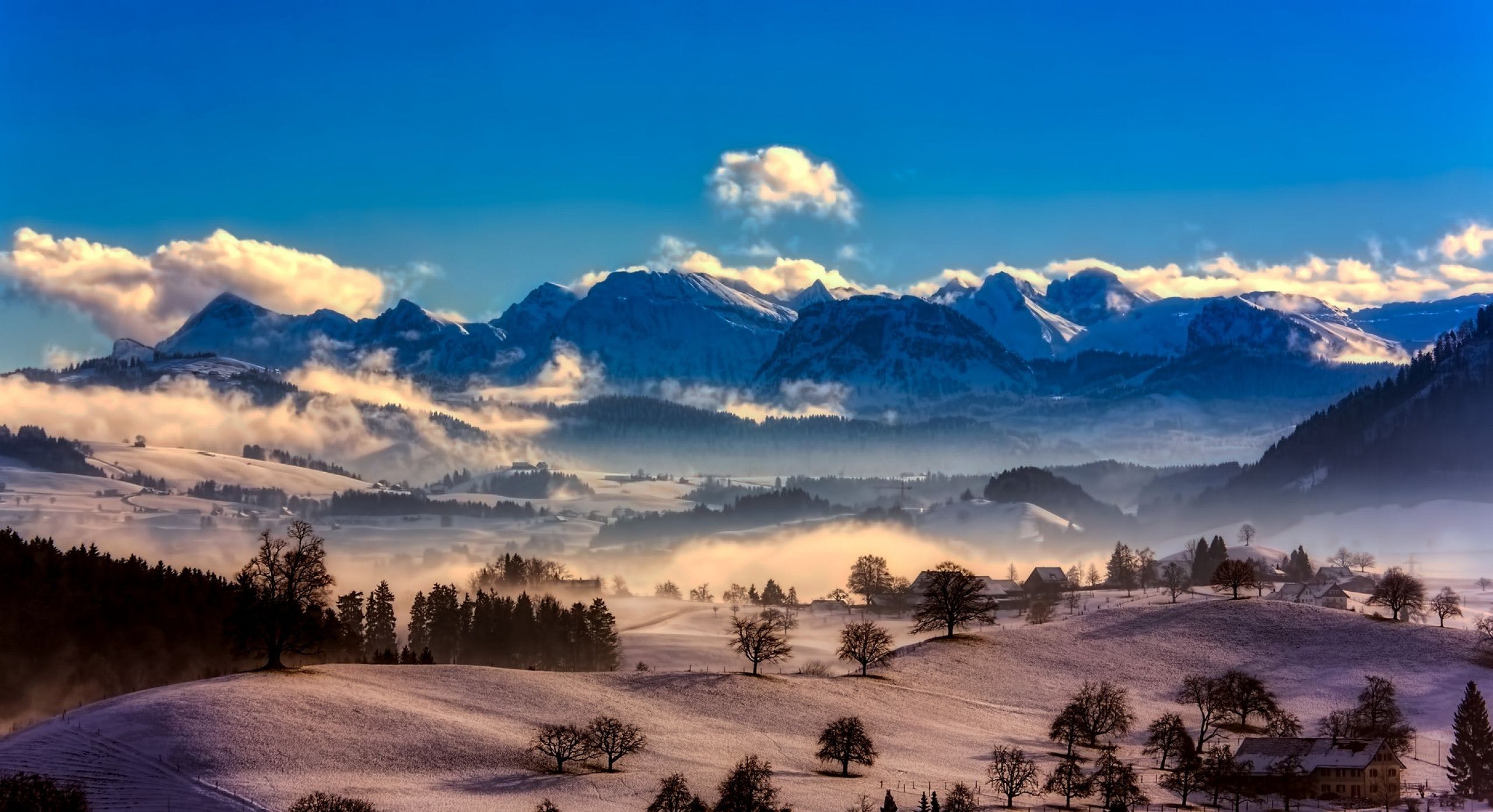 HD Switzerland panorama Wallpaper