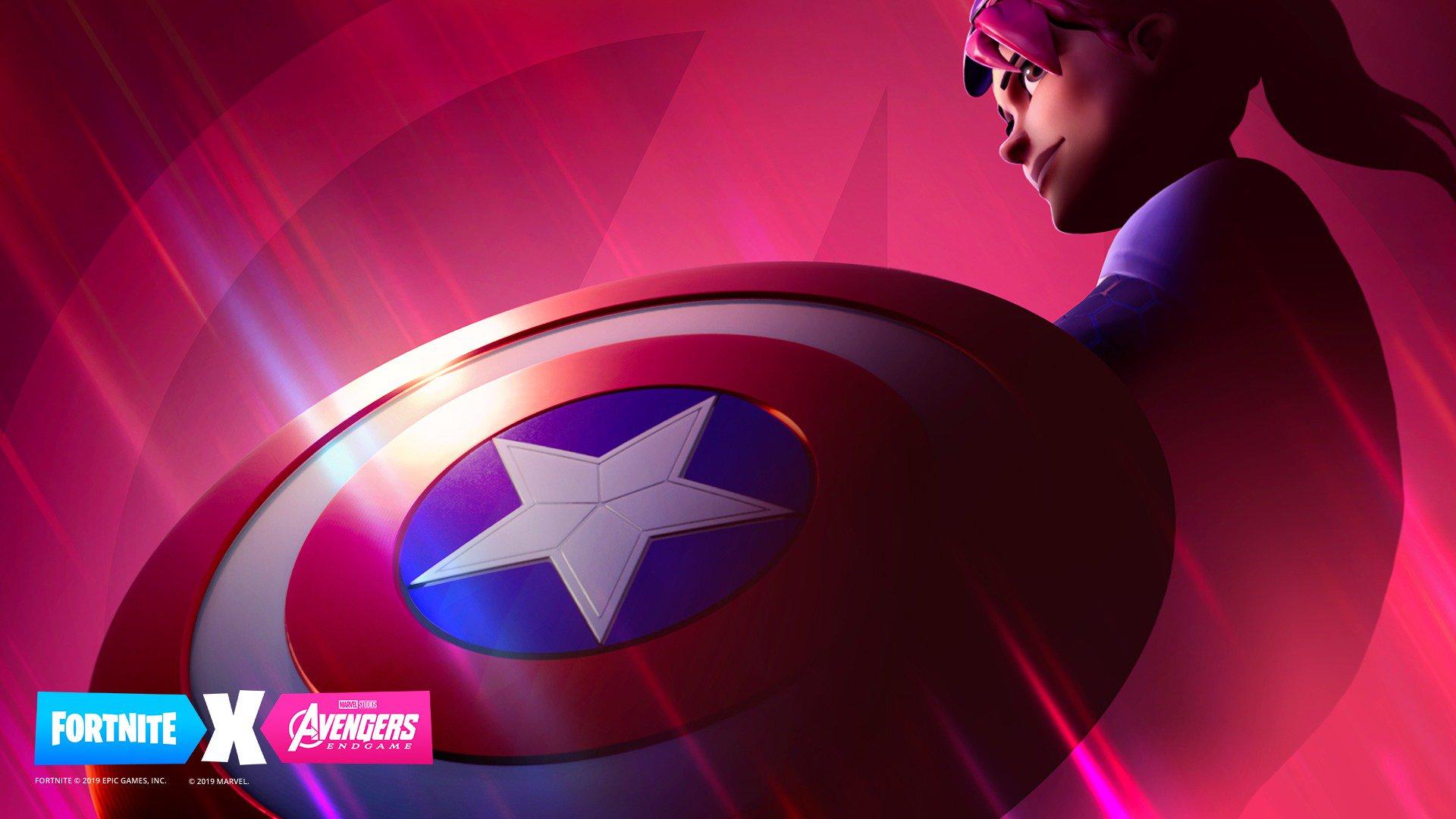 Captain America Fortnite Outfit Avengers Endgame