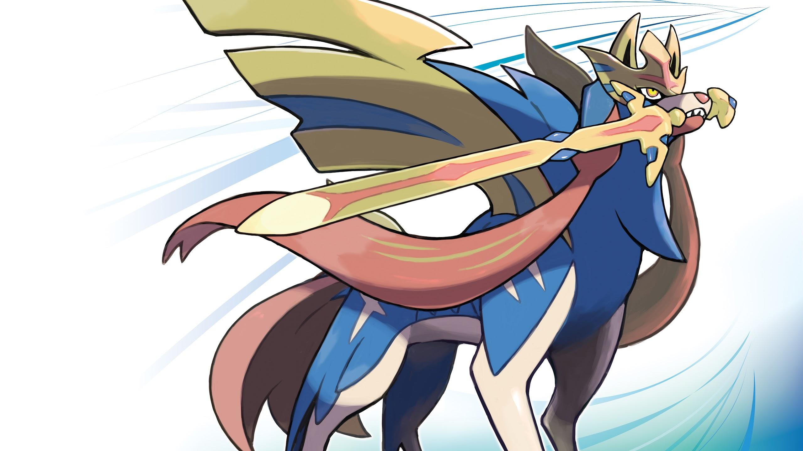 Zacian Pokemon Sword and Shield 8K Wallpaper