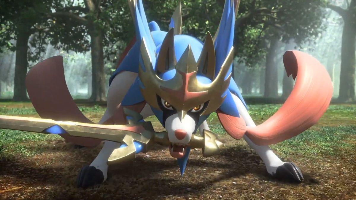 Zacian and Zamazenta are Pokémon Sword and Shield's featured