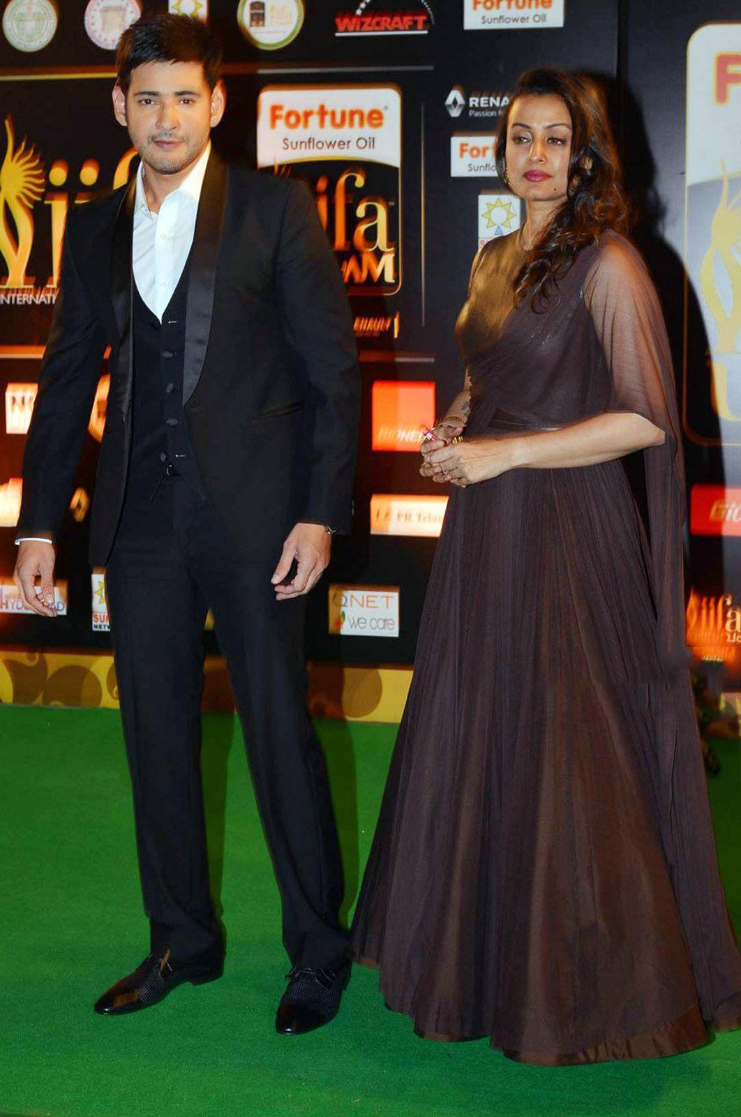 Indian Actor Mahesh Babu Namrata Shirodkar Photo at IIFA