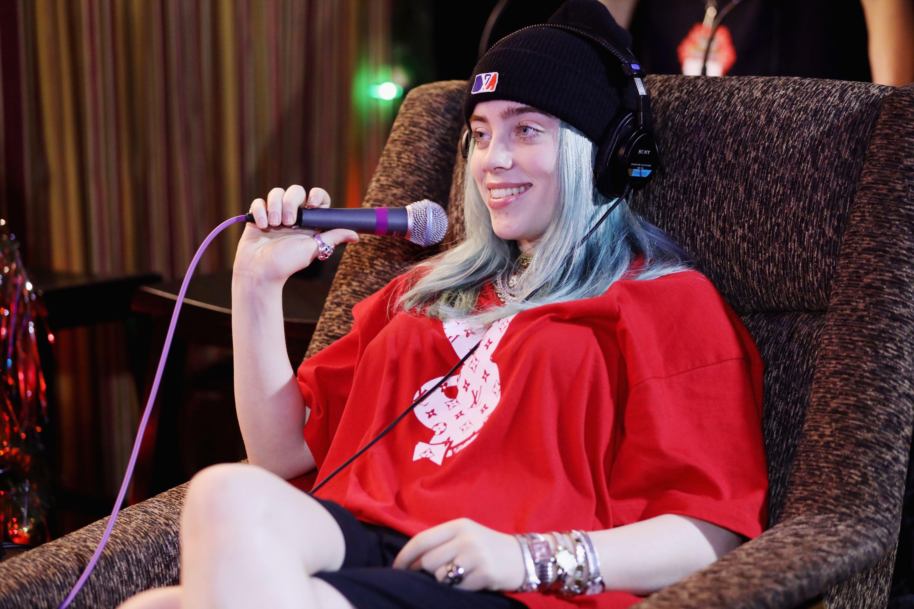 Billie Eilish got to spend time with celebrity pup Doug