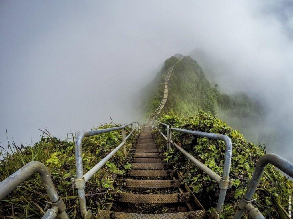 The Illegal Haiku Stairs a.k.a. Stairway To Heaven In Hawaii