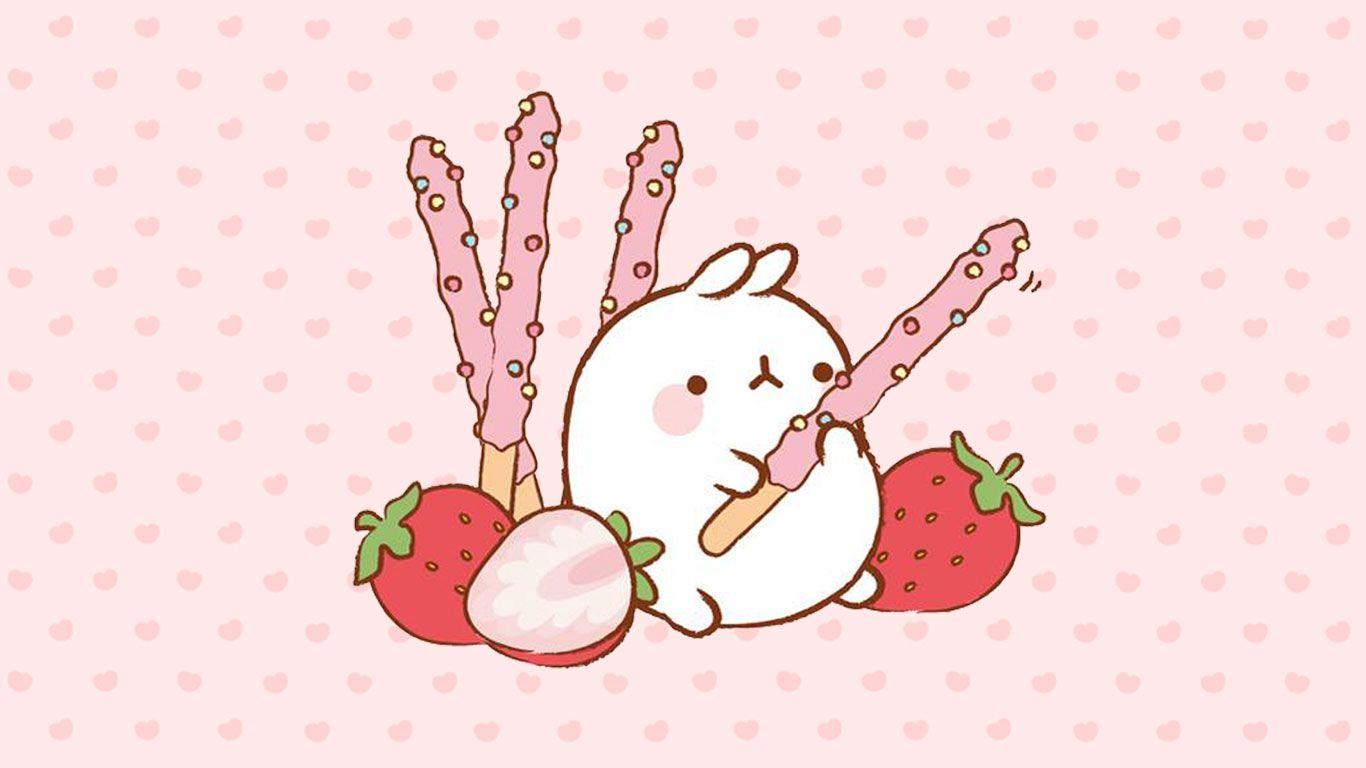 molang. <3. Cute wallpaper, Kawaii art