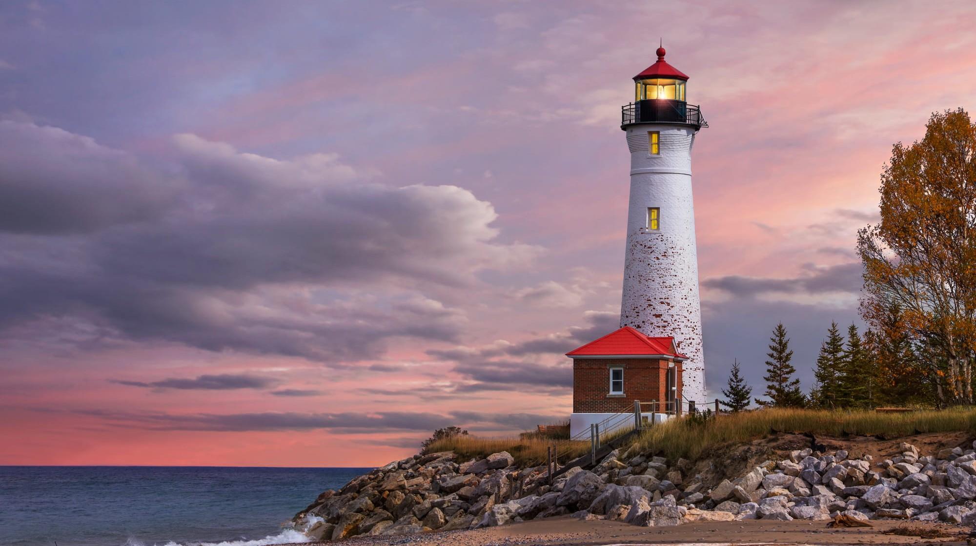 Lighthouses That Will Guide Your Coastal Michigan Camping Trip