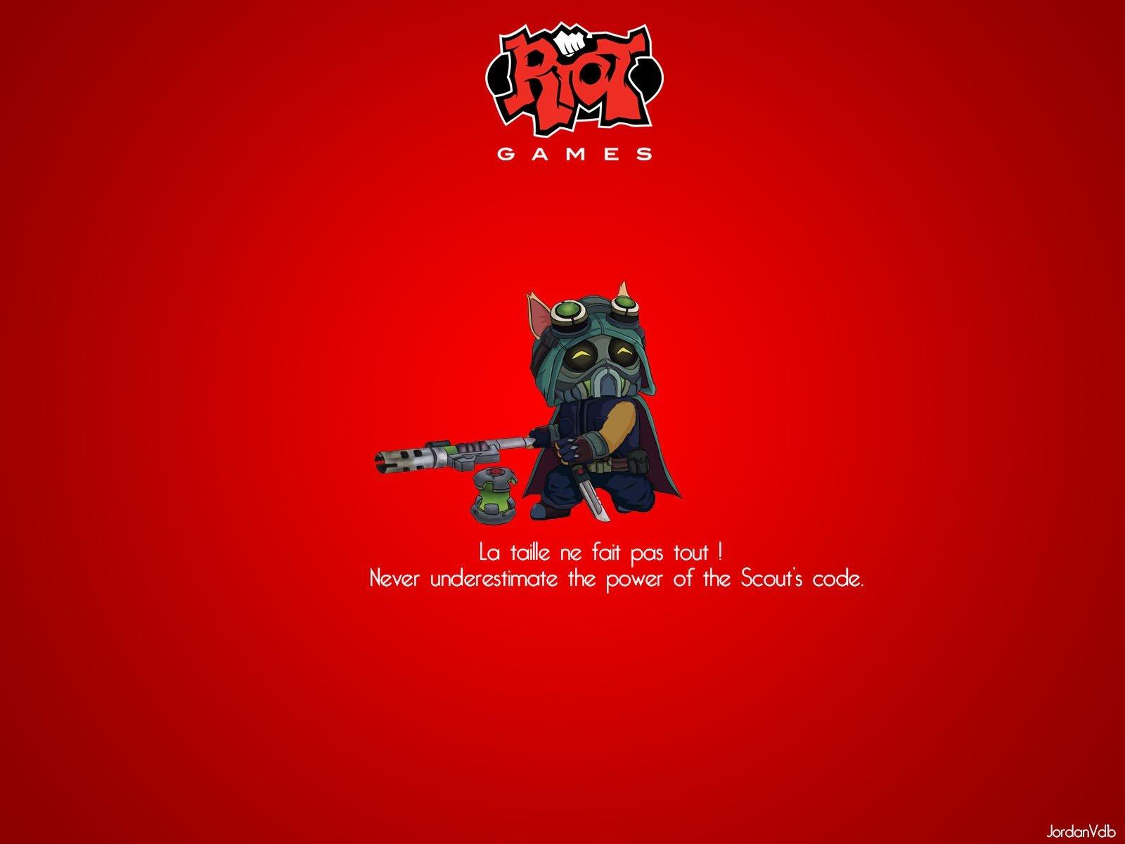 px Riot Games Teemo text High Quality Wallpaper