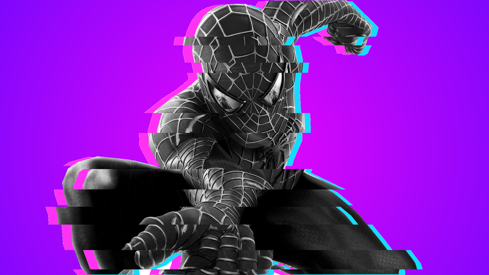 Spider Man Glitch HD Wallpaper. Background Image
