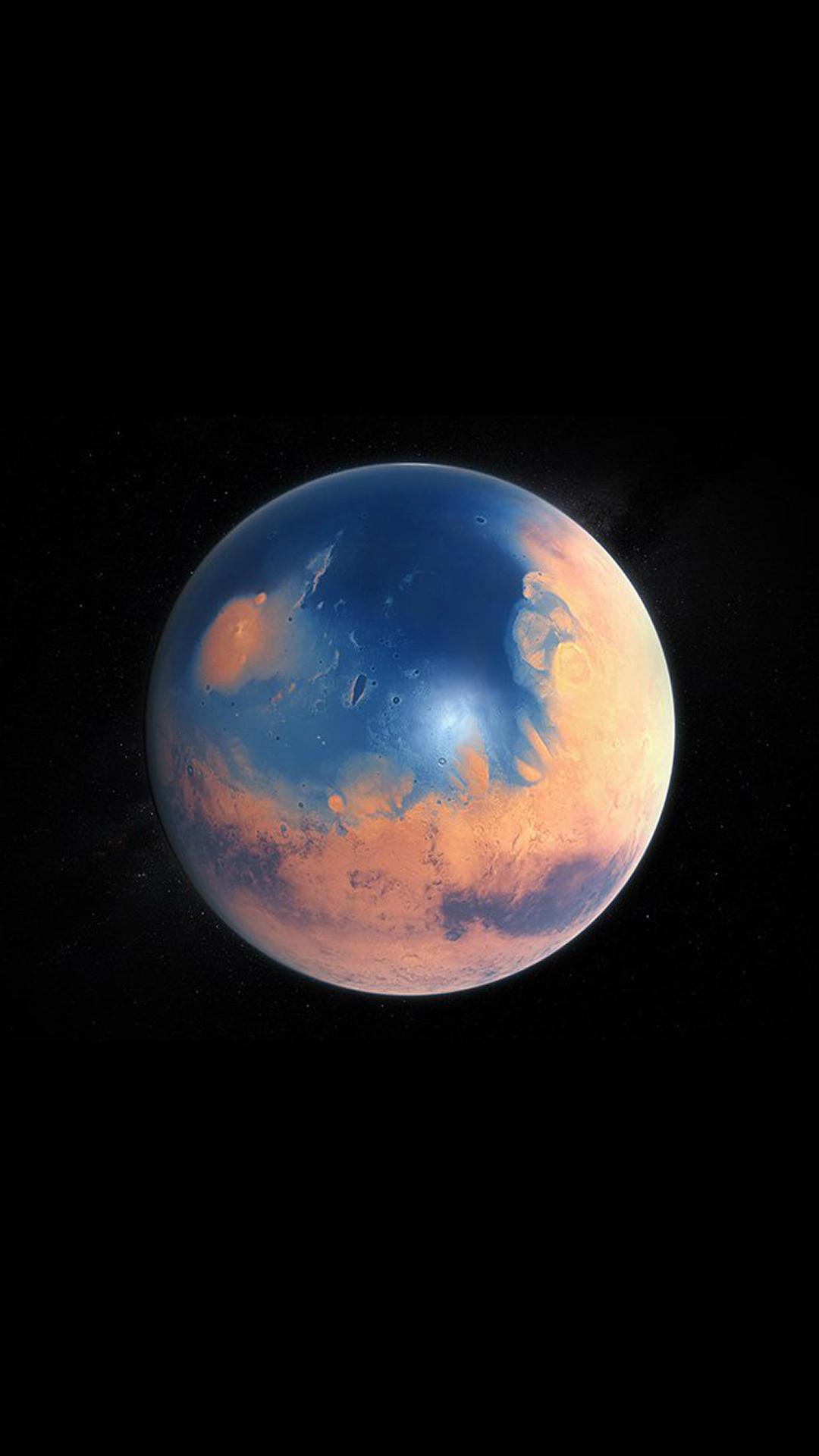 Space Earth Planet Art Illust Dark iPhone 8 Wallpaper Free