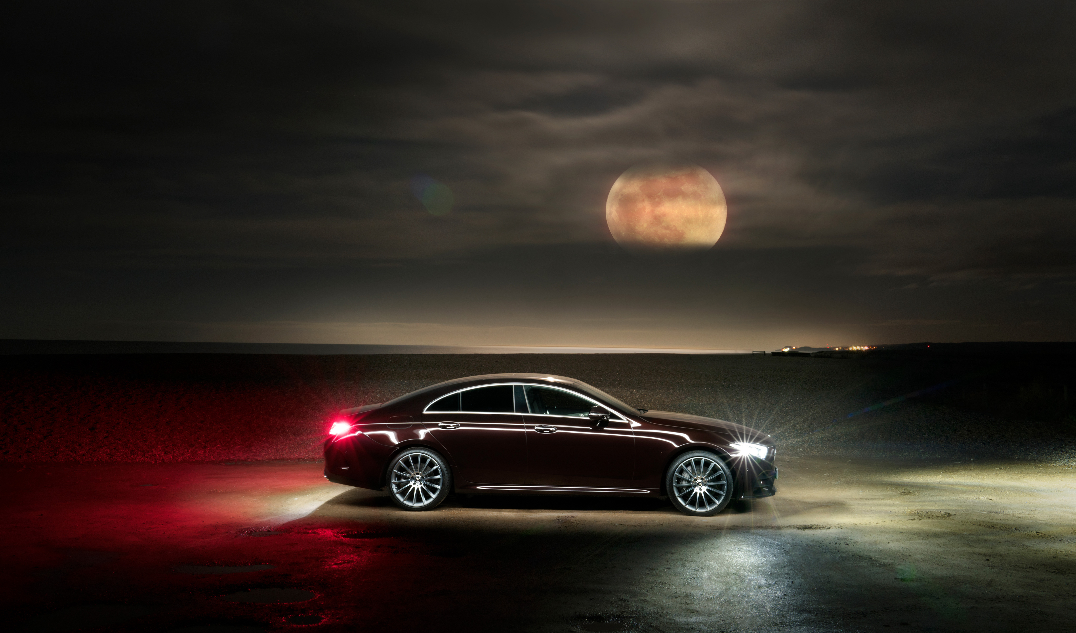 Mercedes Benz CLS 400 D AMG 2018 Side View, HD Cars, 4k