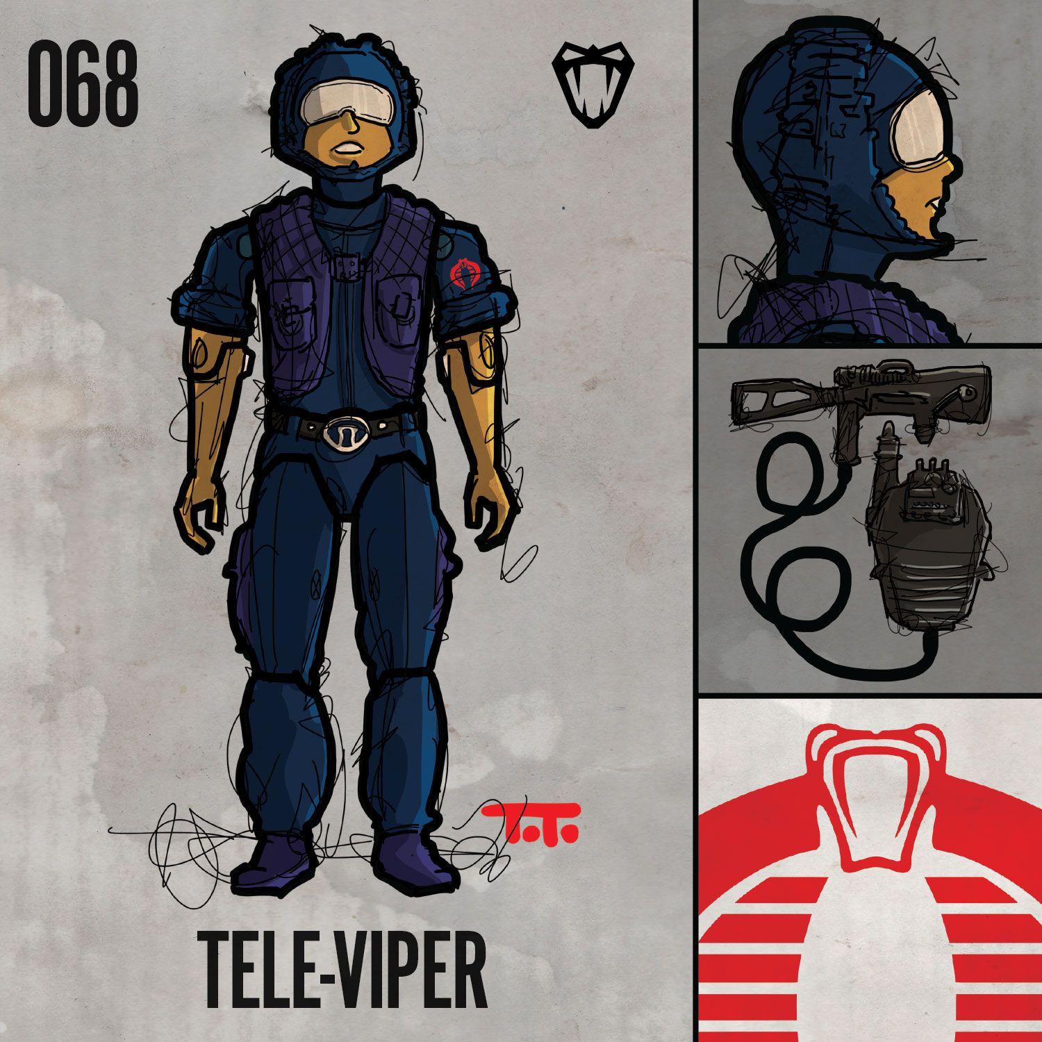 068: “Tele Viper.” G.I. Joe “Real American Hero” Series 4