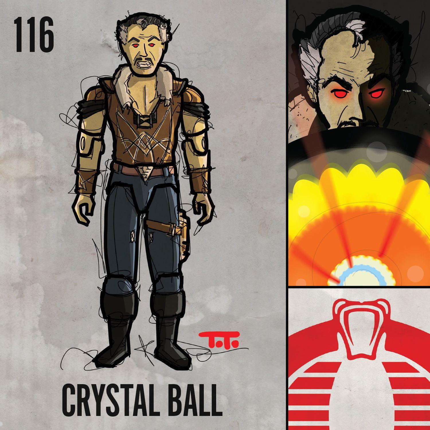 116: “Crystal Ball”. G.I. Joe “Real American Hero” Series 6
