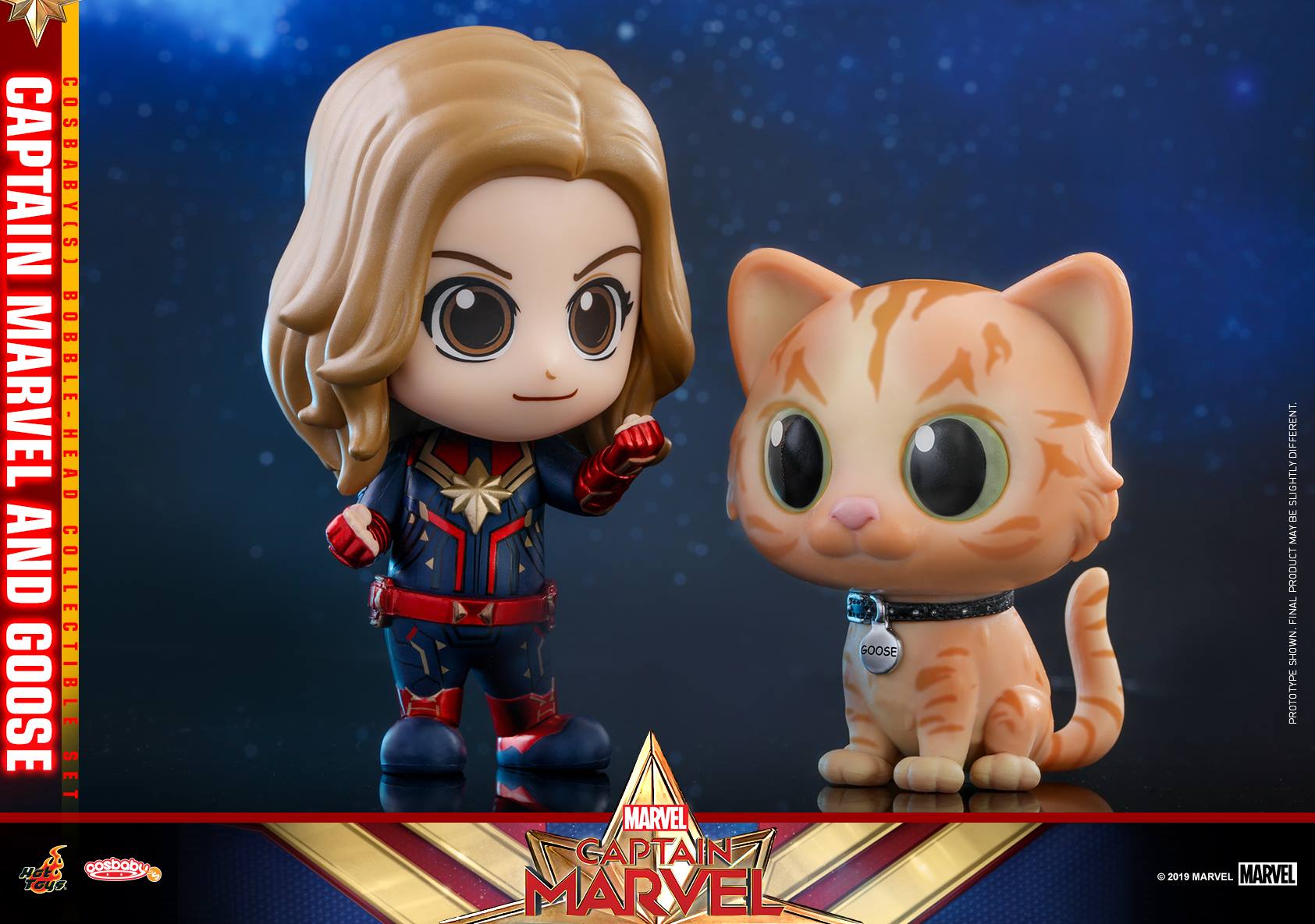 New Captain Marvel Cosbaby Collection by Hot Toys Coming