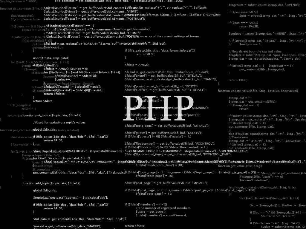 PHP Wallpaper. PHP Wallpaper, PHP
