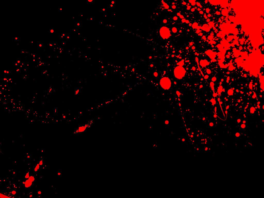 Heath Ledger Joker Splatter On Black