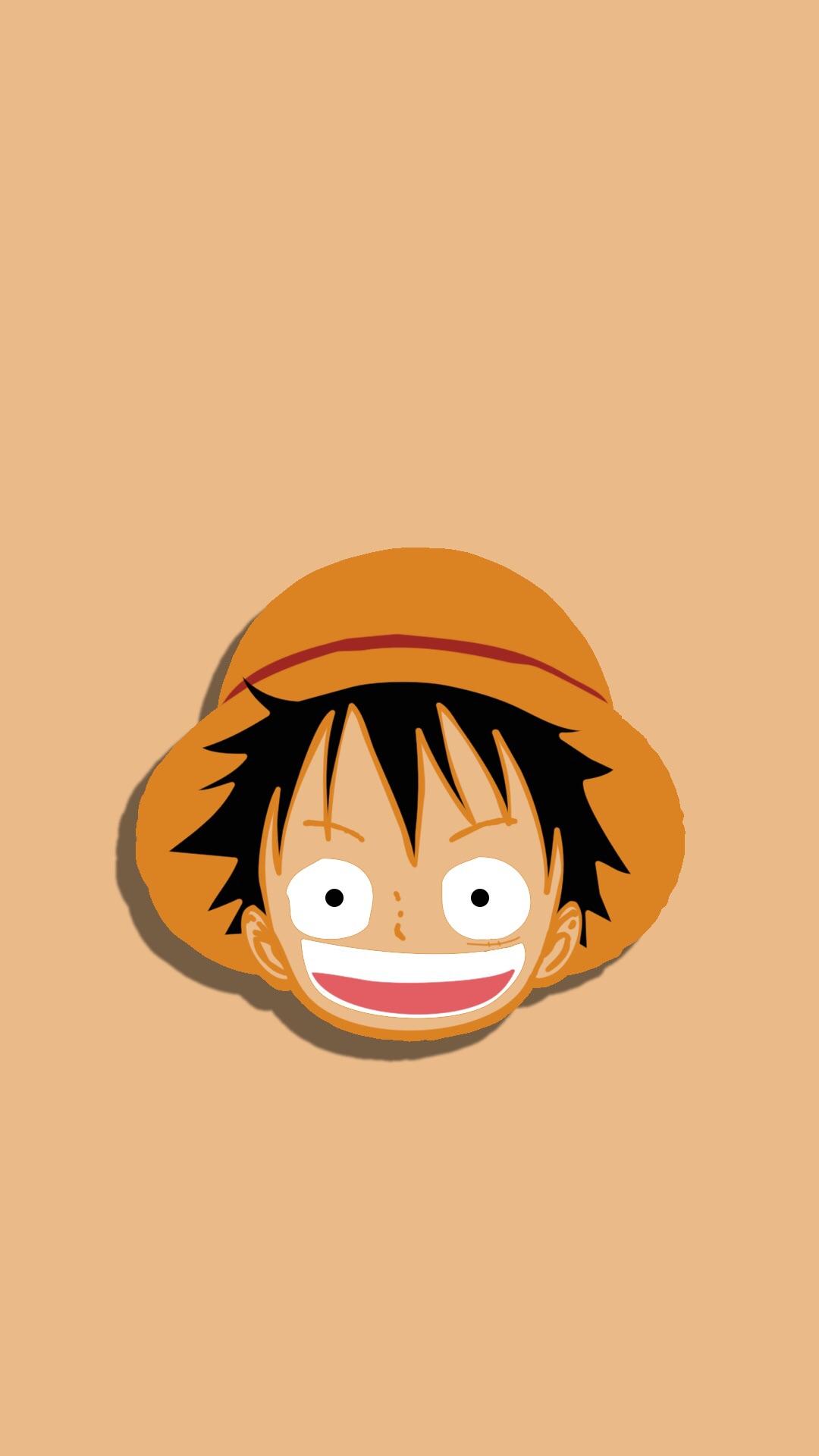 Wallpaper Minimalistic Luffy you guys want me to