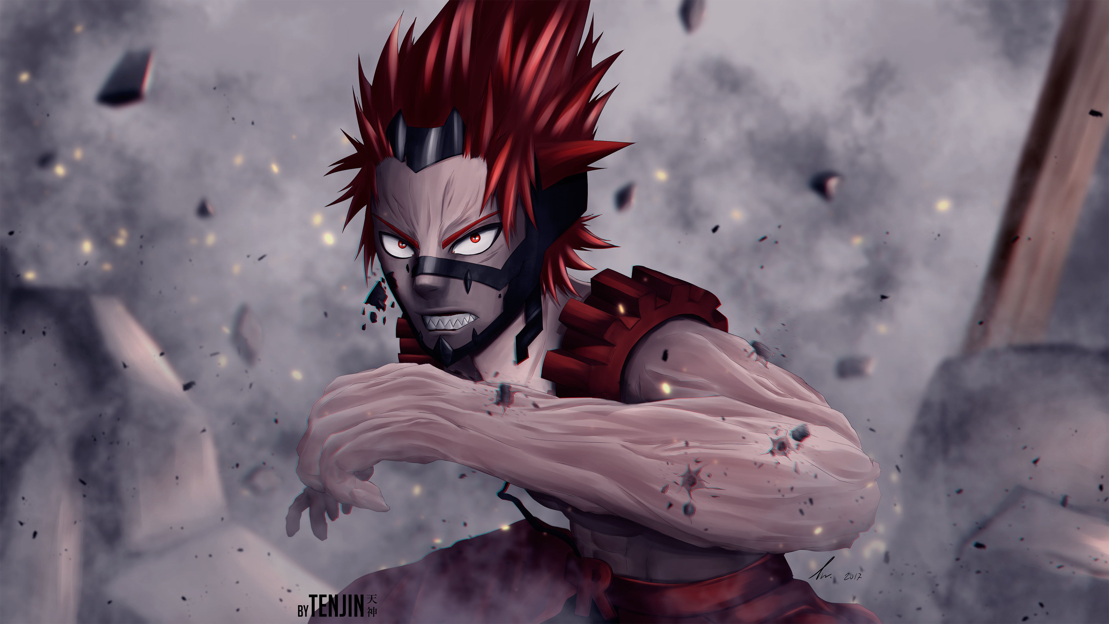 Eijiro Kirishima My Hero Academia 4k, HD Anime, 4k