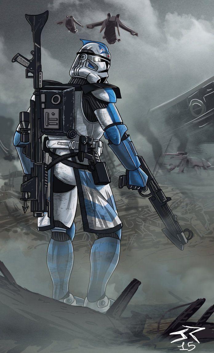 Republic ARC Trooper. (Clone Wars Era). Star Wars. Star
