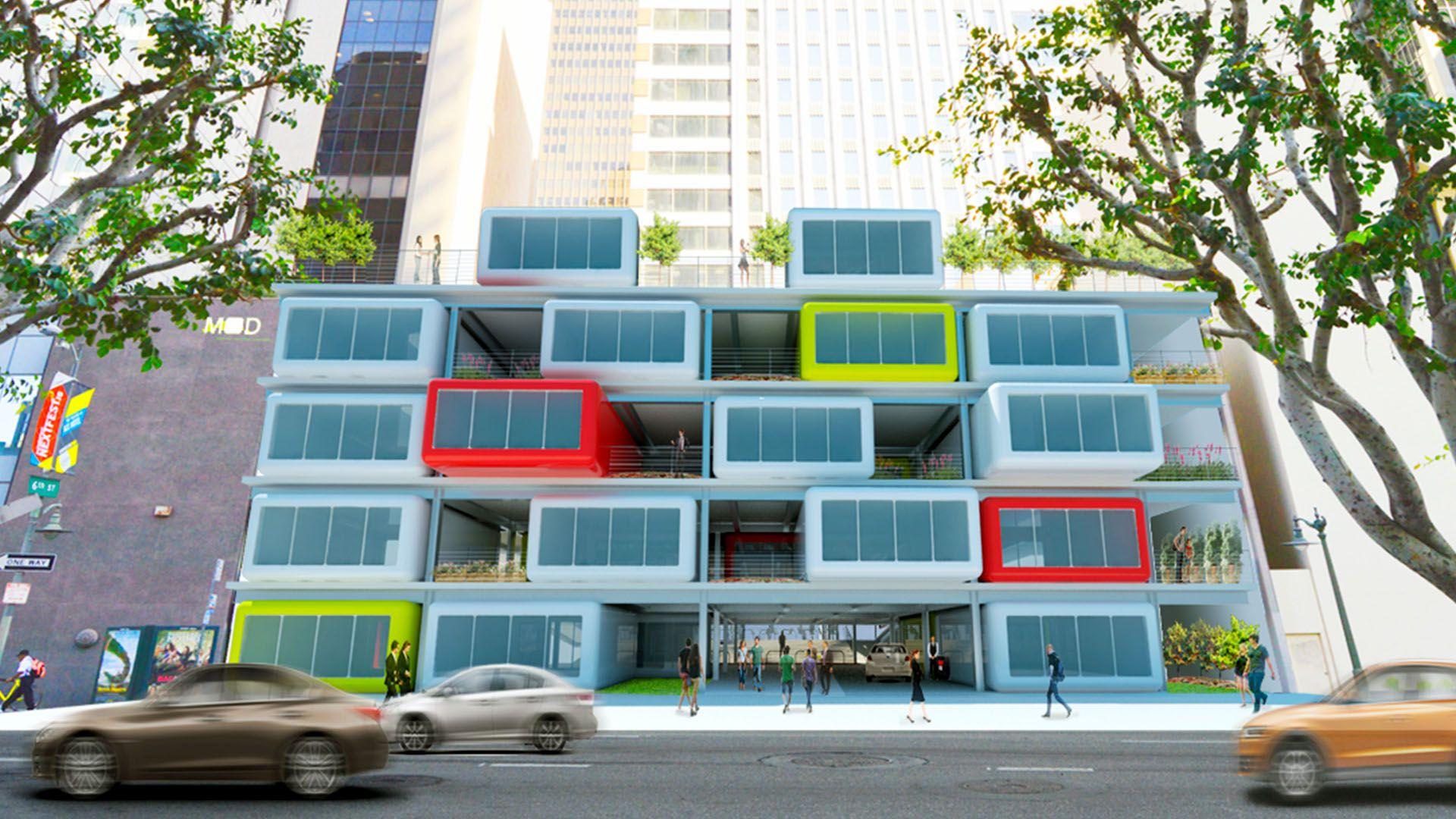 Parking garages are being adapted into housing, charging