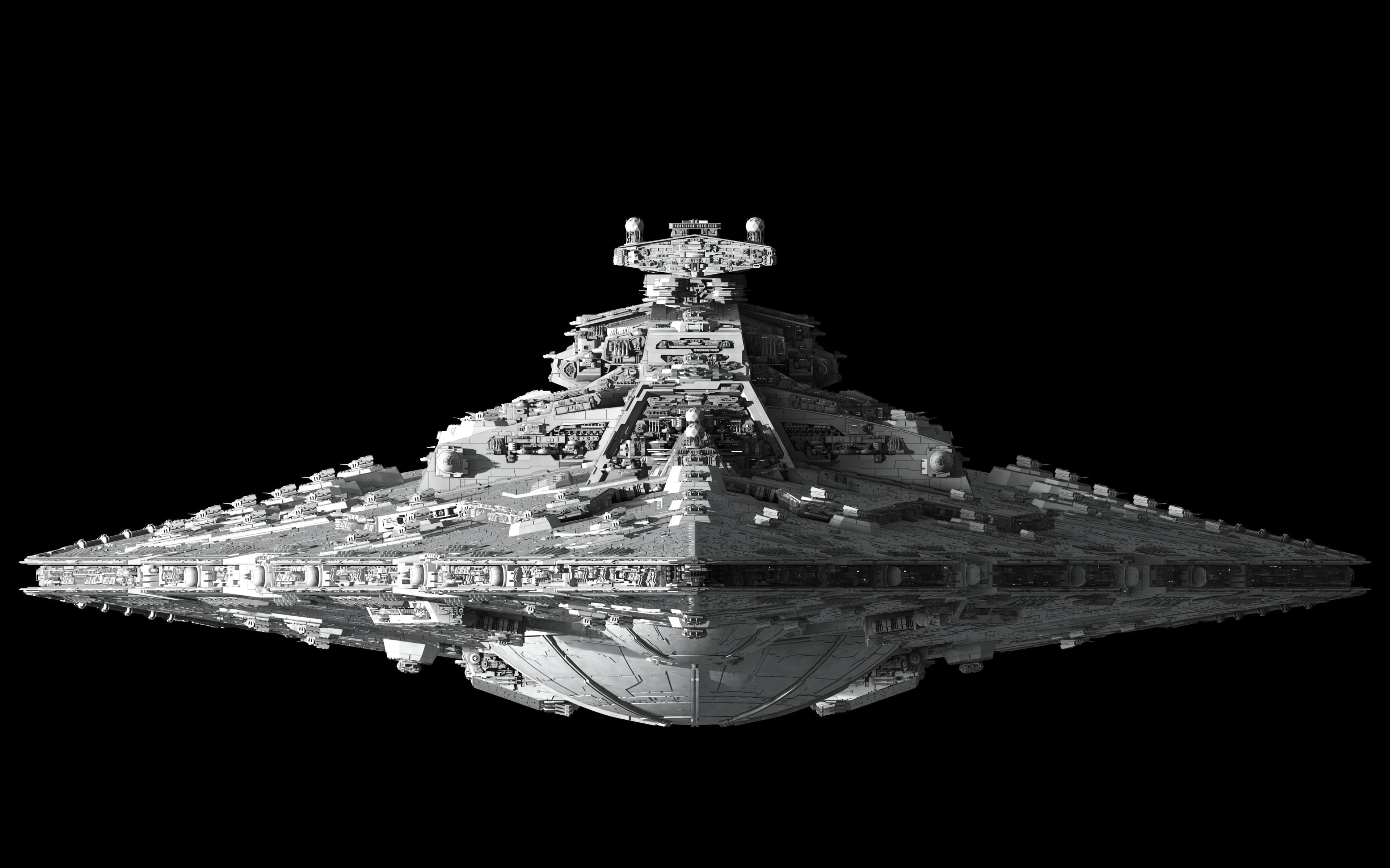 Scifi Star Wars Spaceship 3D Digital Art Wallpaper