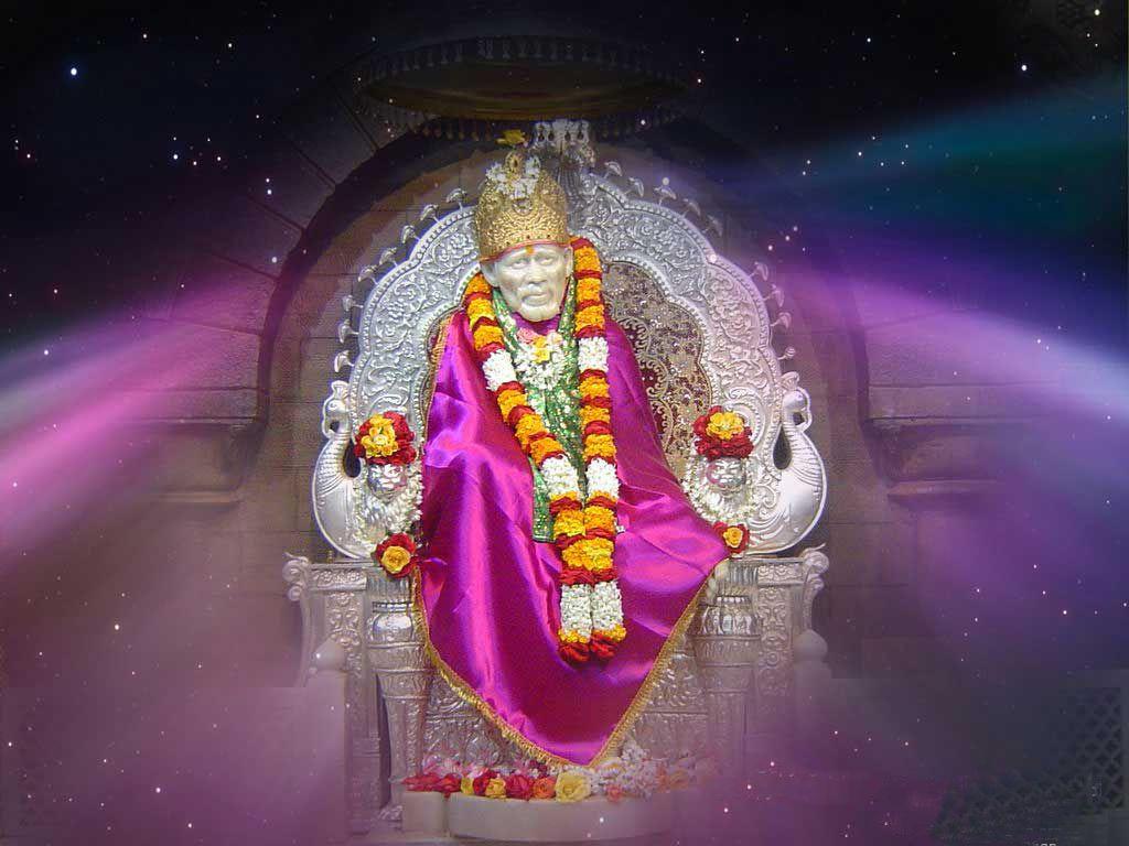 Hindu God Sai Baba for Desktop Backgrounds Full Size HD Wallpapers