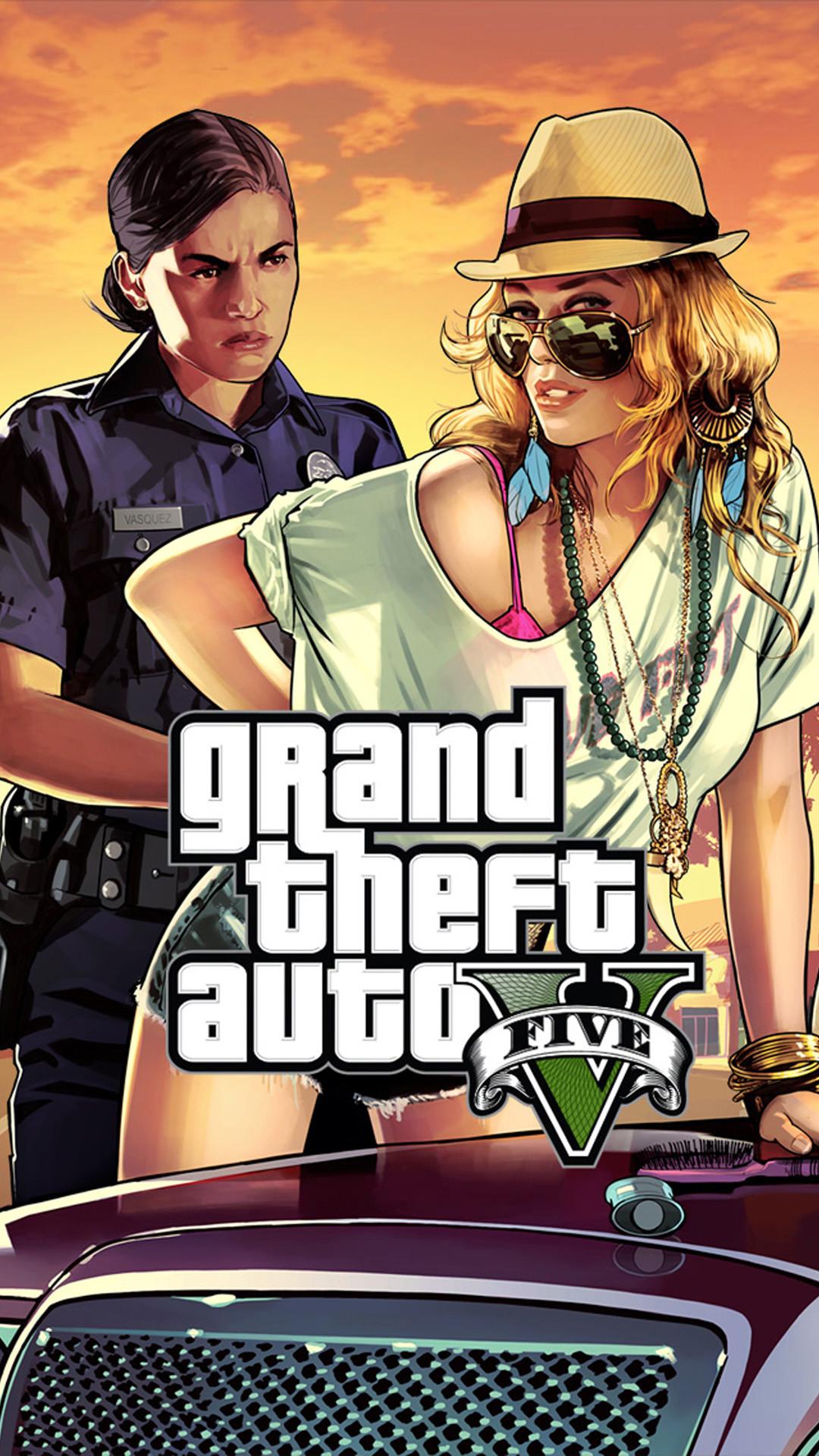 Grand Theft Auto 5 - hình nền trò chơi ở Riot Pixels