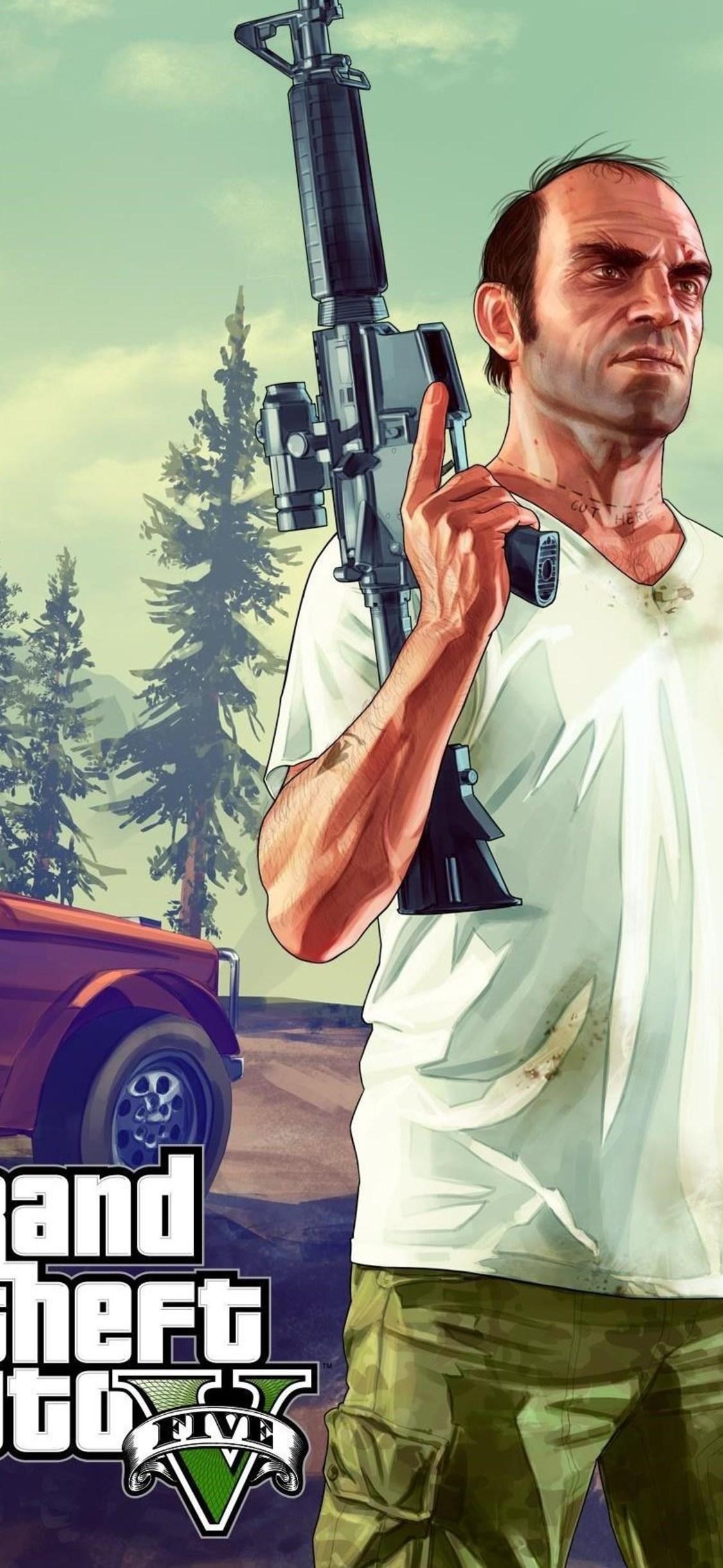 Download • Get in the driver's seat and play Grand Theft Auto 5 on your  iPhone Wallpaper