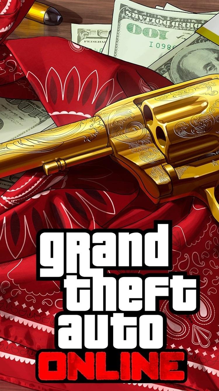 Download Grand Theft Auto 5 on iPhone Wallpaper