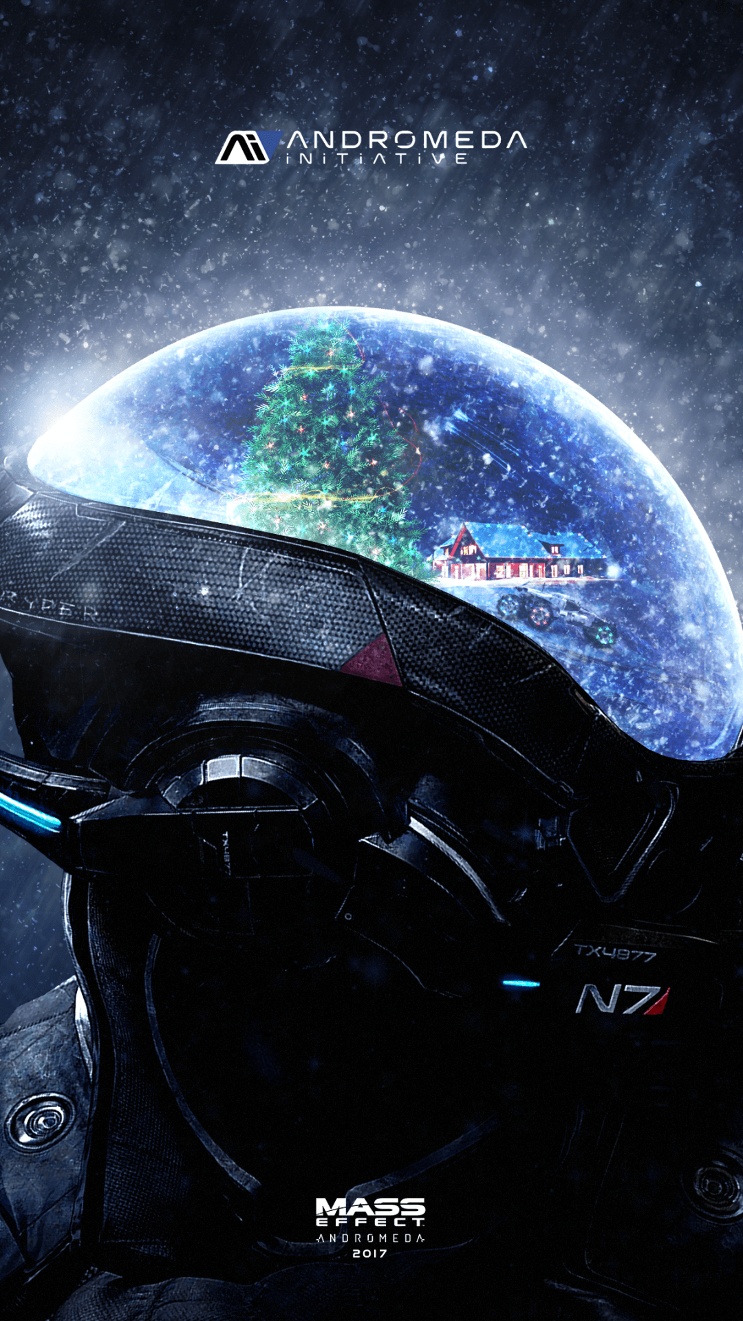 Download 1080x1920 Mass Effect: Andromeda, Christmas
